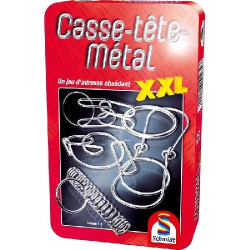 Casse-tete Casse-tete-métal XXL - Jeux de Société - SCHMIDT SPIELE - Des défis métalliques a la taille XXL pour les amateurs de casse-tete !
