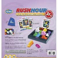 Casse-tete Rush Hour Junior - Ravensburger - Casse-tete Think Fun - 40 defis 4 niveaux - A jouer seul ou plusieurs des 5 ans - Francais inclus