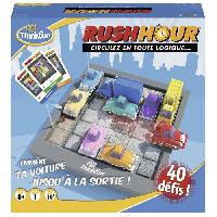 Casse-tete Rush Hour - Ravensburger - Casse-tete Think Fun - 40 défis 4 niveaux - A jouer seul ou plusieurs des 8 ans