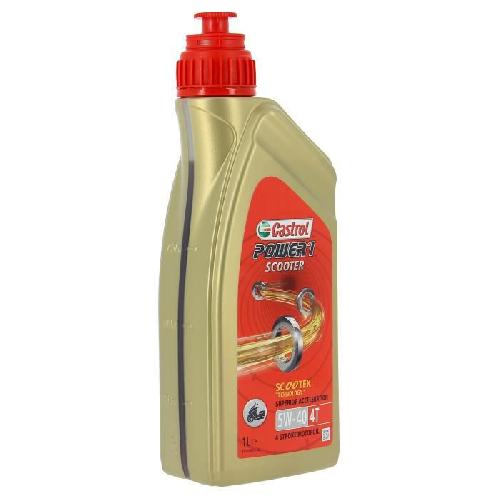 Huile Moteur CASTROL Huile-Additif Power 1 Scooter 4T - Synthetique - 5W40 - 1 Litre