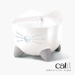 CAT IT Fontaine a eau automatique pour chat - 2.5 L - Blanc