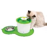 Gamelle - Ecuelle - Accessoire CAT IT Napperon en forme d'arachide - Format moyen - Vert - Pour chat