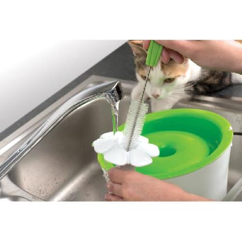 CAT IT Trousse de nettoyage pour abreuvoir - Vert - Pour chat