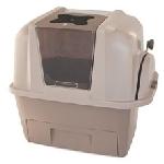 Maison De Toilette - Filtre A Charbon - Tapis Exterieur CATIT Maison de toilette - Bac a litiere pour chat - Smartsift - Systeme de ramassage - L. 66 x l. 48 x H. 64 cm