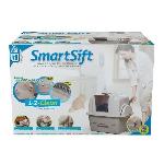 Maison De Toilette - Filtre A Charbon - Tapis Exterieur CATIT Maison de toilette - Bac a litiere pour chat - Smartsift - Systeme de ramassage - L. 66 x l. 48 x H. 64 cm