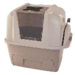 Maison De Toilette - Filtre A Charbon - Tapis Exterieur CATIT Maison de toilette - Bac a litiere pour chat - Smartsift - Systeme de ramassage - L. 66 x l. 48 x H. 64 cm