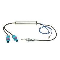 Cats Speciales de Roger Adaptateur Antenne 2xFakra M DIN M Amplifie compatible avec Audi Seat Skoda VW