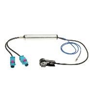 Cats Speciales de Roger Adaptateur antenne ISO 2x Fakra Z Alimentation fantome compatible avec Seat VW Skoda ap02