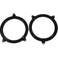 Cats Speciales prix KC NoSTech 2 Entretoises Haut-Parleur compatible avec BMW Serie 3 E46 98-05 - D130mm AV - RAS1006