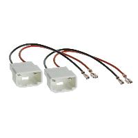 Cats Speciales prix KC NoSTech Cable adaptateur haut-parleur compatible avec Ford CMax Fiesta Ford SMax x2