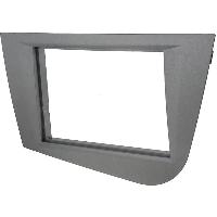 Cats Speciales prix KC NoSTech Facade autoradio Caliber RAF4003SDD compatible avec Seat Leon 05-12 - Argent fonce