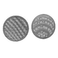 Cats Speciales prix KC NoSTech Grilles de haut-parleur compatible avec Seat Volkswagen - D165mm noires