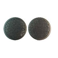 Cats Speciales prix KC NoSTech Grilles de haut-parleur compatible avec Seat Volkswagen - noir 165mm