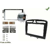 Cats Speciales prix KC NoSTech KIT 2 DIN compatible avec PEUGEOT 308 09-13 308CC ap09 408 ap10 RCZ ap10 NOIR LAQUE