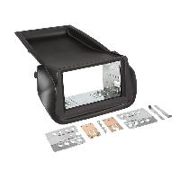 Cats Speciales prix KC NoSTech Kit 2DIN compatible avec FIAT QUBO 07-21 noir avec vide poche