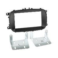 Cats Speciales prix KC NoSTech Kit Facade autoradio 2DIN compatible avec Fiat 500 X ap15 Noir