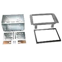 Cats Speciales prix KC NoSTech Kit Facade autoradio 2DIN compatible avec Kia Lancia Musa ap14 Anthracite beige