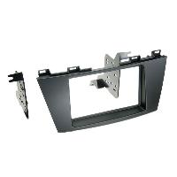 Cats Speciales prix KC NoSTech Kit Facade autoradio 2DIN compatible avec Mazda 5 ap10 Noir