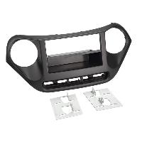 Cats Speciales prix KC NoSTech Kit support 2Din compatible avec Hyundai i10 ap13 avec vide-poche - Noir