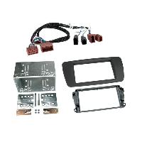 Cats Speciales prix KC NoSTech Kit Support autoradio compatible avec Seat Ibiza 6J Gris Tuam 2Din