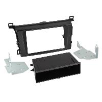 Cats Speciales prix KC NoSTech Support 2Din compatible avec Toyota RAV4 ap13 Avec vide poche - Noir