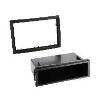 Cats Speciales prix KC NoSTech Support autoradio 1DIN compatible avec Megane 2 02-10 - Avec vide poche - Noir