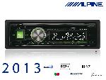 CDE-174BT - Autoradio CD/MP3/AAC - USB/iPod/iPhone - Bluetooth Plus - 2 RCA - 4x50W - Cable USB inclus - 2013 - Vert/Rouge