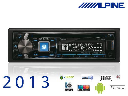 CDE-177BT - Autoradio CD/MP3/WMA - USB/iPod/iPhone/Android - TuneIt - Bluetooth - 4x50W -> CDE-185BT