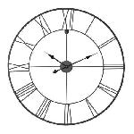 CEANOTHE Horloge Forge 80 cm