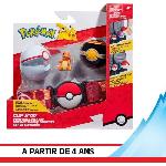 Figurine Miniature - Personnage Miniature Ceinture - BANDAI - Pokémon Clip ?N' Go - 1 ceinture. 2 Poké Balls et 1 figurine Salameche 5 cm