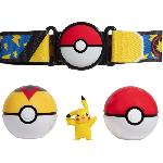 Ceinture Clip 'N' Go Pikachu Pokemon Day - BANDAI - Pokemon - 1 ceinture. 2 Poke Balls et 1 figurine Pikachu 5 cm