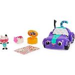 Vehicule Miniature Assemble - Engin Terrestre Miniature Assemble Chabriolette - Gabby et la Maison Magique - Véhicule et figurine chat avec accessoires