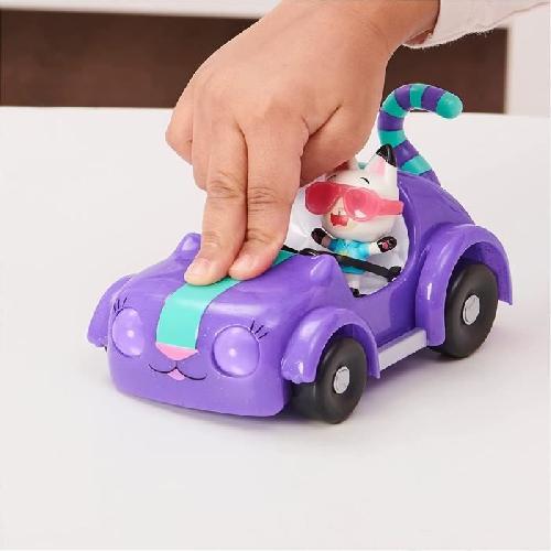 Vehicule Miniature Assemble - Engin Terrestre Miniature Assemble Chabriolette - Gabby et la Maison Magique - Vehicule et figurine chat avec accessoires