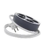 Multiprise Chacon Multiprise bureau 16A.250V-Max 3680W   5x16A  cable 1.5m- Couleur gris -Interrupteur