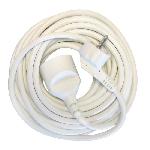 Rallonge CHACON Prolongateur HO5VVF 3 x 1.5 mm²- 10 m - Blanc