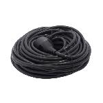 Rallonge CHACON Prolongateur HO5VVF 3 x 1.5 mm² 20 m - Noir