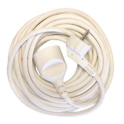 Rallonge CHACON Rallonge électrique 1.5 m HO5VVF 3x1.5 mm2 blanc