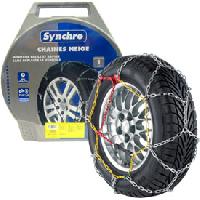 Chaine Neige - Chaussette Chaines neige 9mm compatible avec pneu 14-15POUCES - SYNCHRO 55