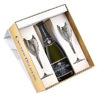 Champagne Coffret Champagne Canard-Duchene Brut 2015 + 2 flûtes