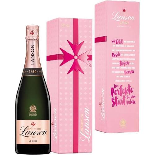 Champagne Champagne Lanson Le Rose avec etui ruban - 75 cl