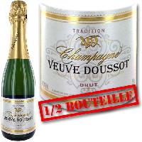 Champagne - Petillant - Mousseux 1/2 Bouteille Veuve Doussot Brut Tradition