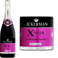 Champagne - Petillant - Mousseux Ackerman X Noir - Vin effervescent Rosé