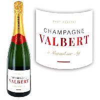 Champagne - Petillant - Mousseux Champagne Valbert Brut Réserve - 75 cl