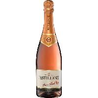 Champagne - Petillant - Mousseux Festillant Rosé - Bulles sans alcool - 75 cl