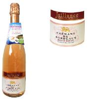 Champagne - Petillant - Mousseux Jaillance - Crémant de Bordeaux Rosé