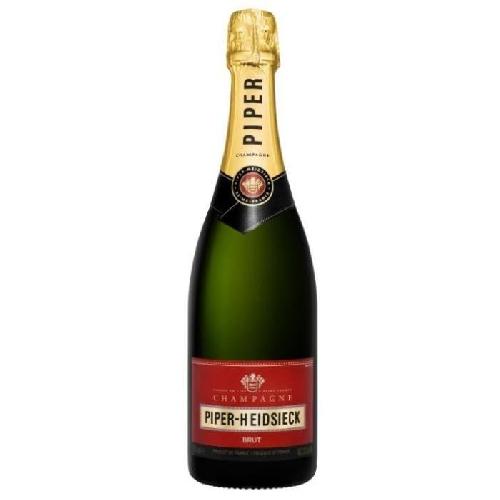 Coffret Cadeau Vin Champagne Piper Heidsieck Cuvée Brut Coffret 2 flûtes Brut - 75 cl