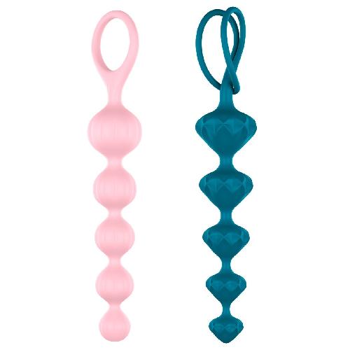 Chapelet Anal Satisfyer Beads Colores X2