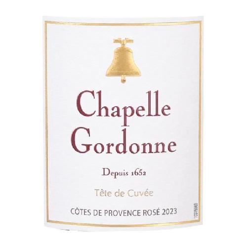 Chapelle Gordonne 2023 Côtes de Provence - Vin rosé de Provence - Bio