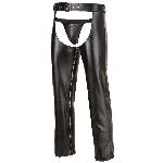 Dessous Chaps et String Noir - M