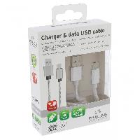 Chargeur - Adaptateur Alimentation Telephone Cable Nylon Usb-C 1m
